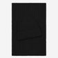 Milano (black) - Italian 100% cashmere ribbed beanie (unisex)
