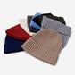 Milano (cream) - Italian 100% cashmere ribbed beanie (unisex)