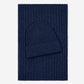 Milano (navy blue) - Italian 100% cashmere ribbed beanie (unisex)