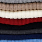 Napoli (light blue) - Italian 100% cashmere ribbed scarf (unisex)