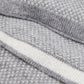 Riccardo (grey & white) - Italian 100% cashmere scarf with pattern