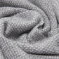 Riccardo (grey & white) - Italian 100% cashmere scarf with pattern