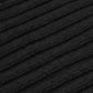 Napoli (black) - Italian 100% cashmere ribbed scarf (unisex)