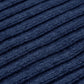 Napoli (navy blue) - Italian 100% cashmere ribbed scarf (unisex)