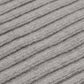 Napoli (light grey) - Italian 100% cashmere ribbed scarf (unisex)