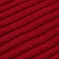Napoli (red) - Italian 100% cashmere ribbed scarf (unisex)
