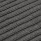 Napoli (dark grey) - Italian 100% cashmere ribbed scarf (unisex)