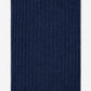 Napoli (navy blue) - Italian 100% cashmere ribbed scarf (unisex)