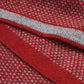 Riccardo (red & grey) - Italian 100% cashmere scarf with pattern