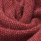 Riccardo (red & grey) - Italian 100% cashmere scarf with pattern