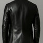 Charles Black Premium Leather Blazer – Black Leather Jacket