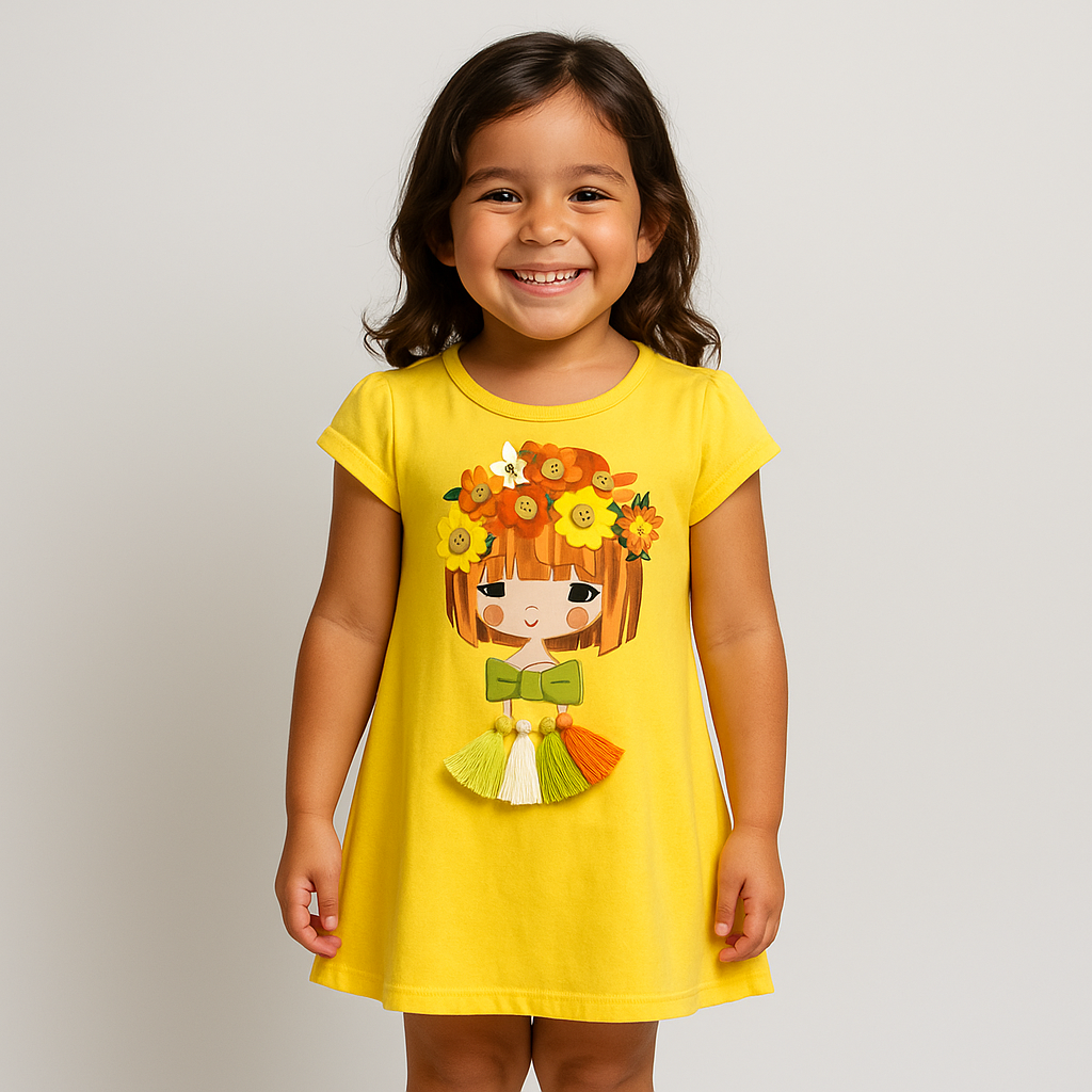 Radiant Emma Girls Cotton Dress-1