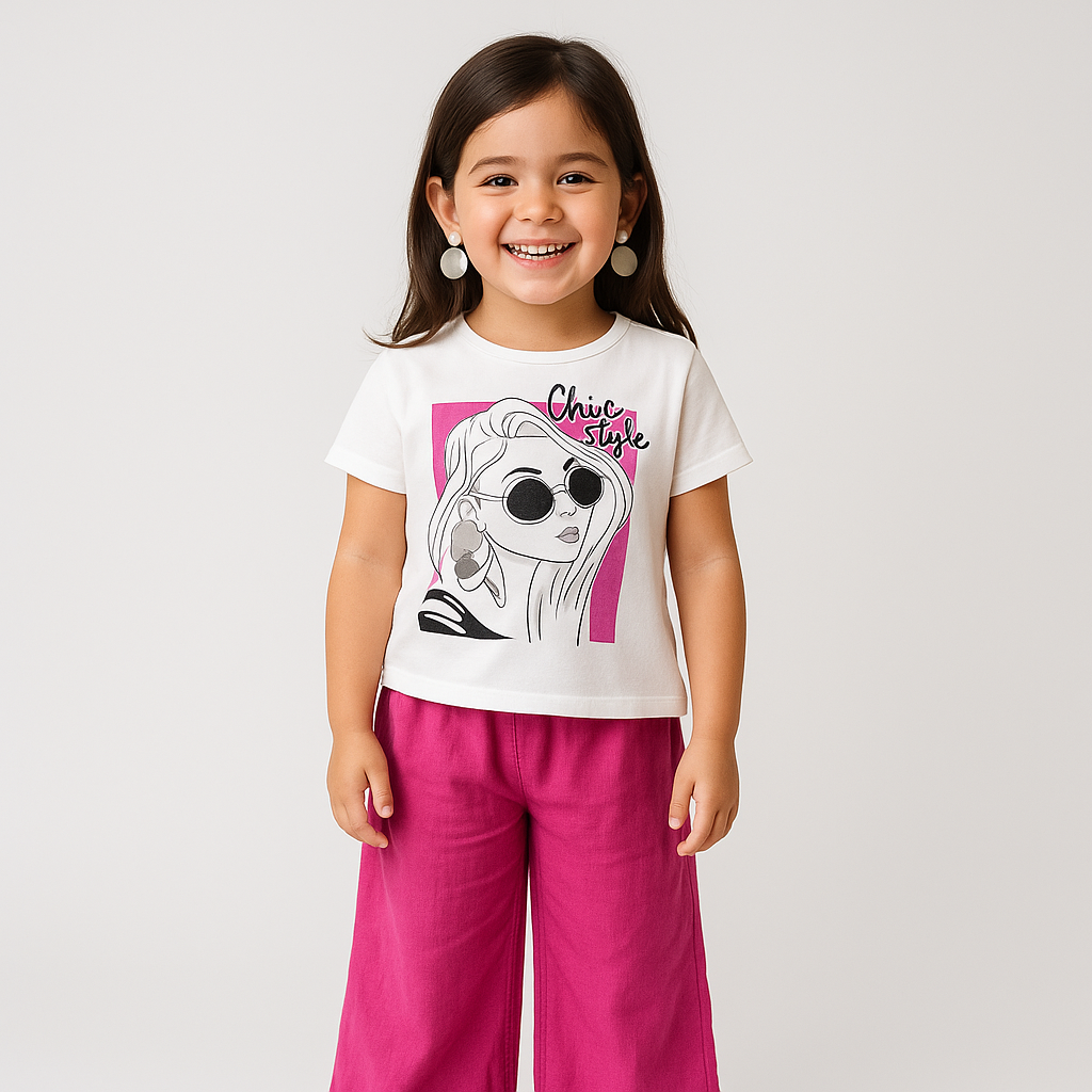 Sunglass Style Girls Casual Set - Farnelli