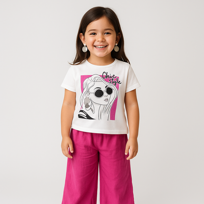 Sunglass Style Girls Casual Set - Farnelli