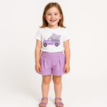 Lilac Truck Girls Casual Set - Farnelli