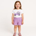Lilac Truck Girls Casual Set-0