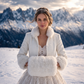 Ivory Faux Fur Bridal Jacket (Kendal Ivy07)