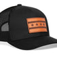 Chicago Trucker Hat  |  Leather City Flag Snapback