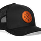 Chicago Trucker Hat  |  Leather CHI X Snapback
