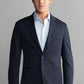 Circular Knit Blazer // Navy