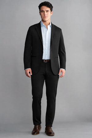 Circular Knit Blazer // Black