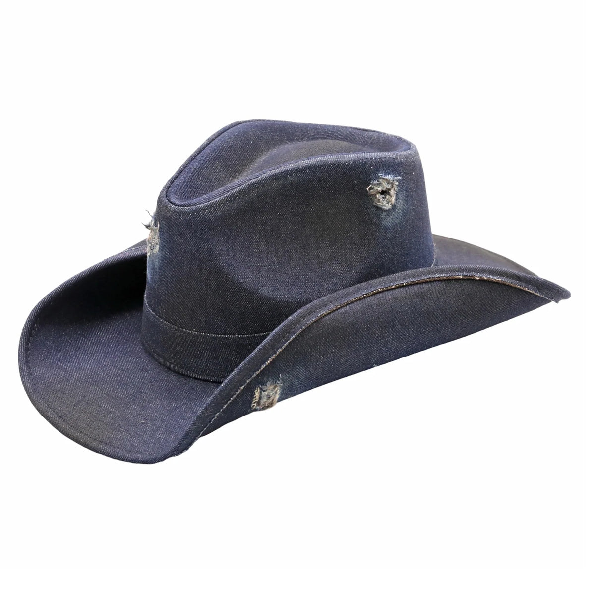 HatCountry Peter Grimm Clemente denim cowboy hat with a structured crown and curved brim