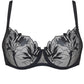 Transparent Demi Bra Gorteks Coco Black-2