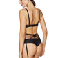 Gorteks Coco Black Transparent Demi Bra