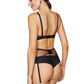 High Waist Mesh Garter Belt Gorteks Coco Black-3