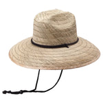 Peter Grimm Costa straw lifeguard hat by HatCountry with wide brim and chin cord