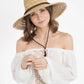 Peter Grimm Costa straw lifeguard hat by HatCountry with wide brim and chin cord