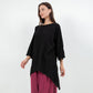 Women's Cotton Gauze Angela Top by Cottonways in lightweight textured fabric