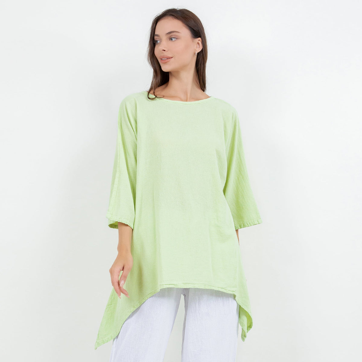 Women's Cottonways cotton gauze Angela top in a relaxed style