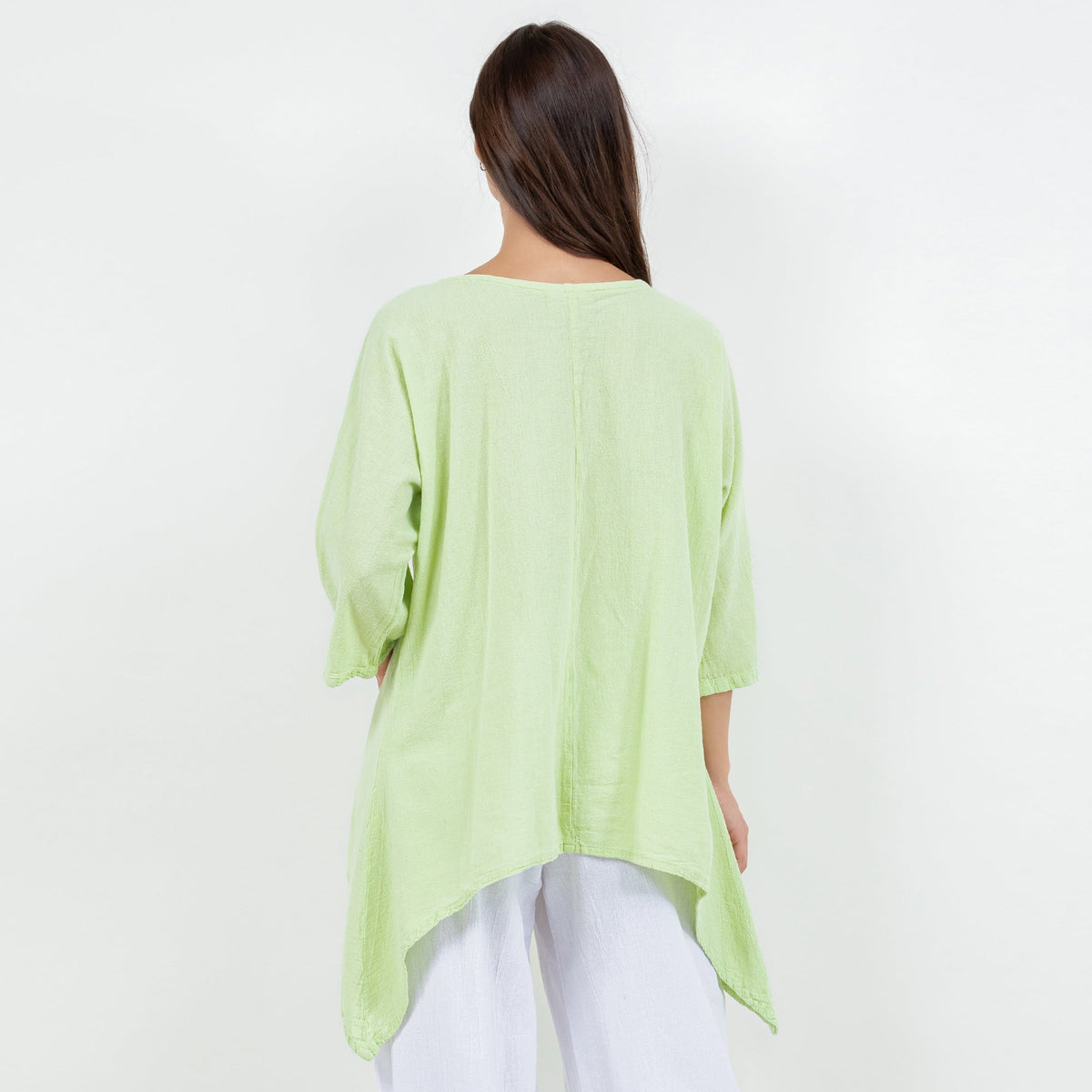 Women's Cotton Gauze Angela Top by Cottonways in lightweight textured fabric