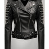 Cressida Black Leather Biker Jacket – Women’s Real Leather Jacket - Black