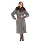Carolina Genuine Polar Fox Wool Coat
