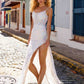 Nox Anabel D1465 Long Fitted Scoop Neck Sequin Gown