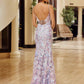Nox Anabel D1574 Radiant Full Sequin Long Prom Dress with Semi Train