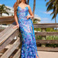 Nox Anabel D1574 Radiant Full Sequin Long Dress With Semi Train