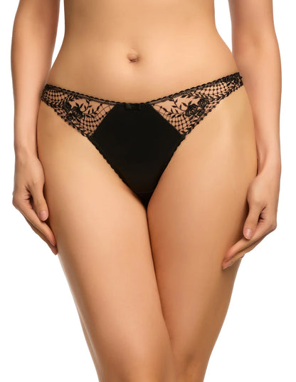 Dita Von Teese Julie's Roses Thong Panty-0