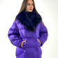 Genuine Silver Fox Premium Down Fill Coat