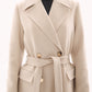 Denise Cashmere Blend Overcoat in Nude