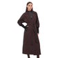 Pre-Order. Re-Stock Ships September 2026. Miru Trench Coat in Chocolate