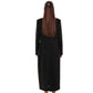 Alaska Longline Cashmere Wool Blend Coat in Black