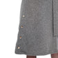 Karolina Genuine Silver Fox Wool Blend Coat