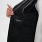 Genuine Mink Fur Embossed Leather Jacket