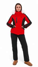 Insulated Alaska® Outerwear Company ski jacket coat with waterproof fabric and cozy insulation for winter snow sports.