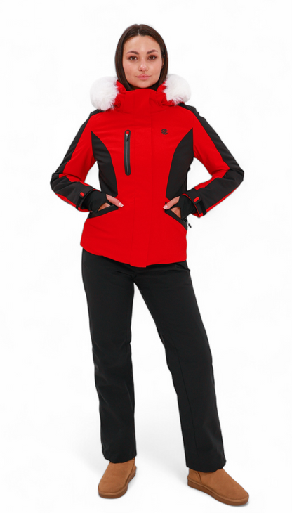 Insulated Alaska® Outerwear Company ski jacket coat with waterproof fabric and cozy insulation for winter snow sports.