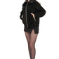 Genuine Suede Mink Trim Jacket