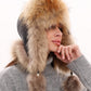 Genuine Racoon Fur Genuine Leather Hat
